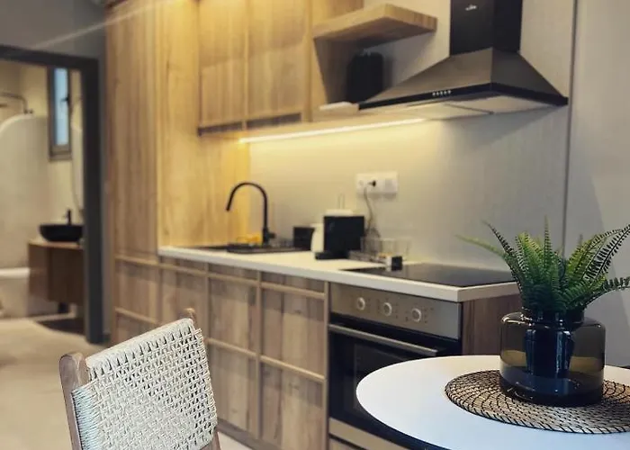 Luxurious Wooden Detail Flat In Center Apartment